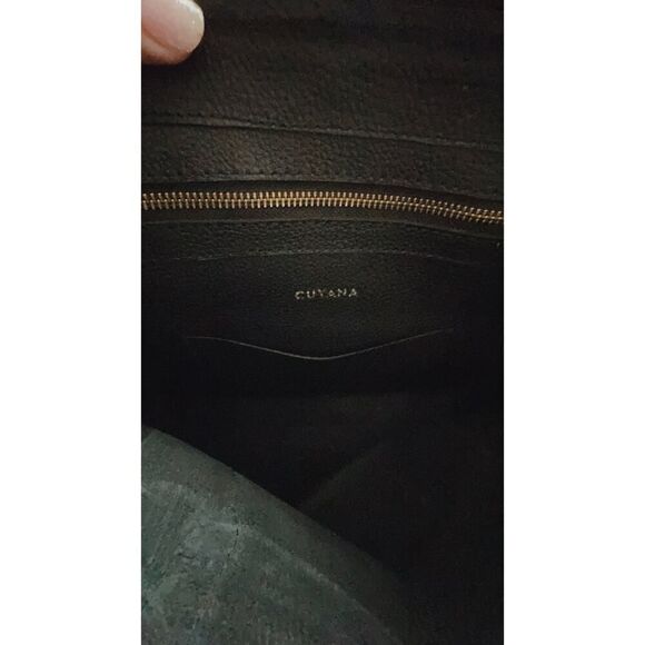 Cuyana small zipper tote bag black top handle one size - Picture 8 of 8